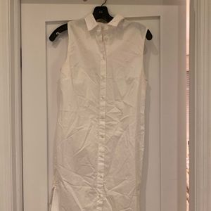 T by Alexander Wang Sleeveless Shirt Dress
